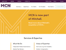 Tablet Screenshot of mcn.com